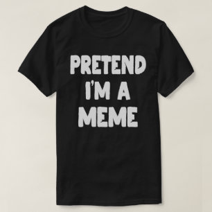Camiseta Fingir que sou um presente de fantasia de Dia de a