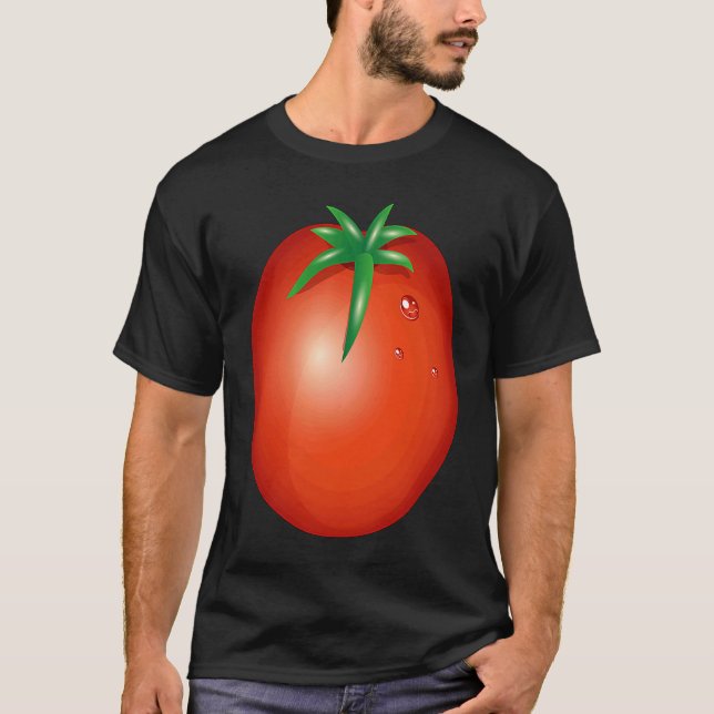 Camiseta Fingir que sou um Tomate Fatiado Figurinos de Hall (Frente)