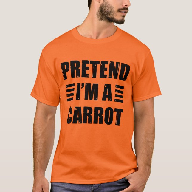Camiseta Fingir Que Sou Um Traje De Cagorinha Halloween Eng (Frente)