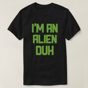Camiseta Fingir que sou uma Alienígena Festa Física de Hall