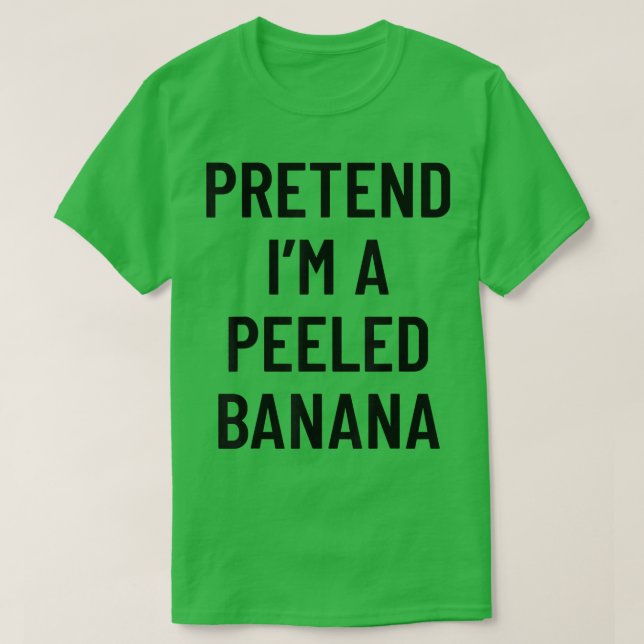 Camiseta Fingir que sou uma "Banana Engraçada", "Diy Hallow (Frente do Design)