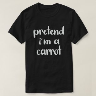 Camiseta Fingir que sou uma fantasia de Dia das Bruxas Fáci