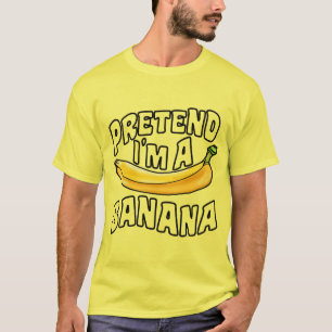 Camiseta Fingir que sou uma fantasia de Dia das Bruxas preg