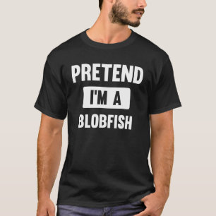 Camiseta Fingir que sou uma fantasia de Halloween Bobfish