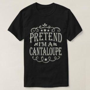 Camiseta Fingir que sou uma fantasia de Halloween fácil can