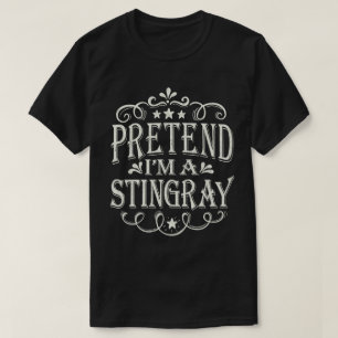 Camiseta Fingir que sou uma fantasia de Halloween fácil de