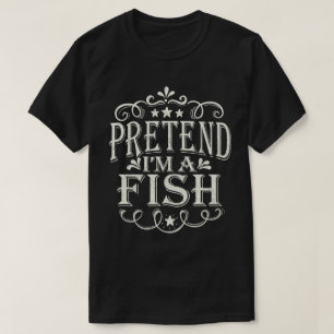Camiseta Fingir que sou uma fantasia de Halloween Fácil de