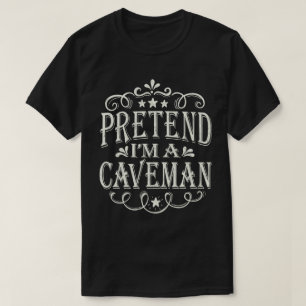 Camiseta Fingir que sou uma fantasia de Halloween fácil de