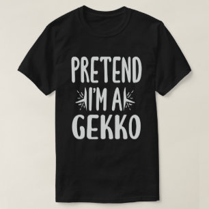 Camiseta Fingir que sou uma fantasia de Halloween fácil de
