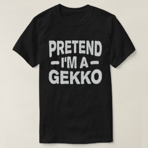 Camiseta Fingir que sou uma fantasia de Halloween fácil de