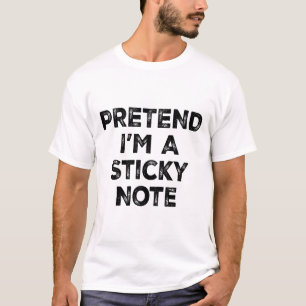 Camiseta Fingir que sou uma fantasia preguiçosa de Hallowee
