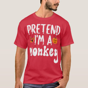 Camiseta Fingir Que Sou Uma Festa De Costume De Halloween D