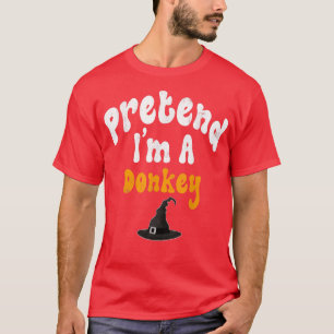 Camiseta Fingir Que Sou Uma Festa De Halloween De Festinha