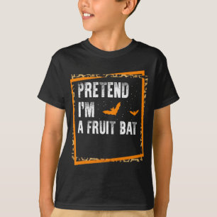 Camiseta Fingir que sou uma Fruta Bat Easy Halloween Costum
