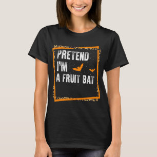 Camiseta Fingir que sou uma Fruta Bat Easy Halloween Costum