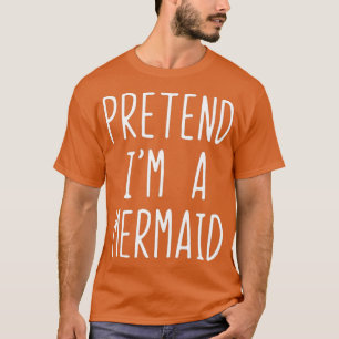 Camiseta Fingir Que Sou Uma Má Costuma Engraçado Hallowee