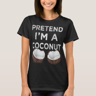 Camiseta Fingir que sou uma parte do Dia de as Bruxas engra