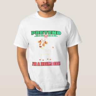 Camiseta Fingir que sou uma Reindeer, doggo, Jack Russel te