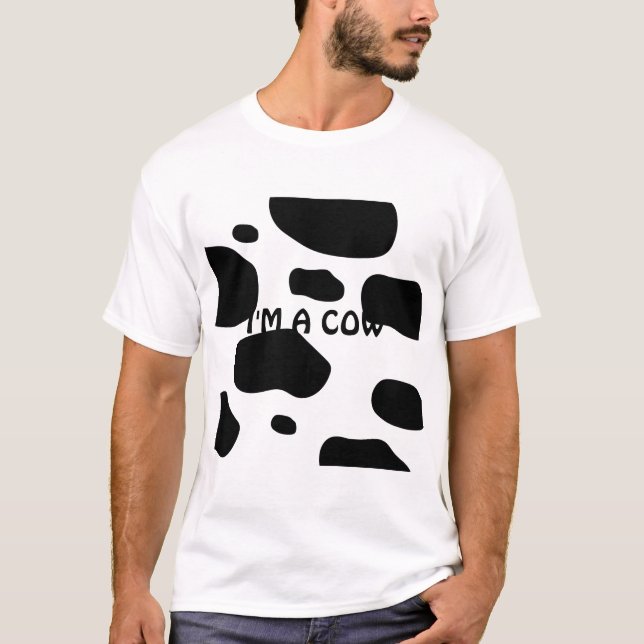 Camiseta Fingir Que Sou Uma VACA (Frente)
