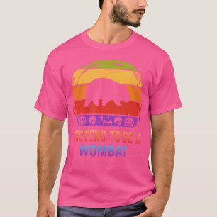 Camiseta Fingir Ser Uma Mulher No Dia Das Bruxas