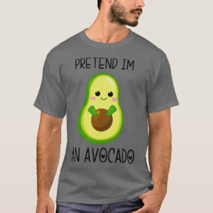 Camiseta Fingir um abacate 10