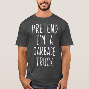 Camiseta Fingir Um Caminhão De Lixo Figurar No Halloween Ea