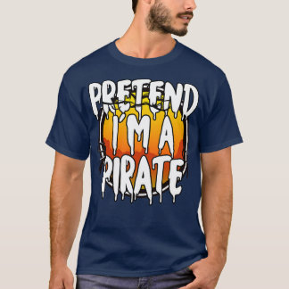 Camiseta Fingir Um Casal Pirata De Halloween Figurume Hall