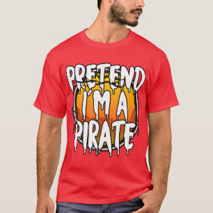 Camiseta Fingir Um Casal Pirata De Halloween Figurume Hall
