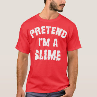 Camiseta Fingir Um Figurino De Dia de as Bruxas engraçado D
