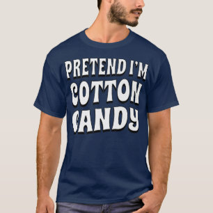 Camiseta Finja que sou Cotton Candy Simple Halloween Easy C