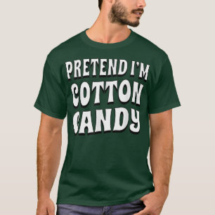 Camiseta Finja que sou Cotton Candy Simple Halloween Easy C