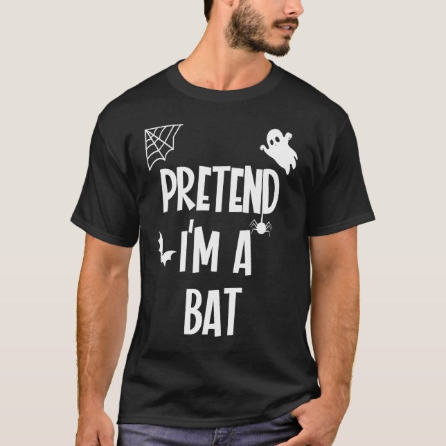 Camiseta Finja que sou um Bat (Frente)