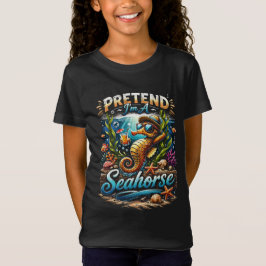 Camiseta Finja que sou um Cavalo-Marinho