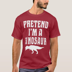 Camiseta Finja que sou um dinossauro