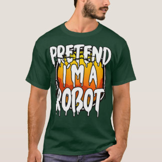 Camiseta Finja Que Sou Um Robô Halloween 2021 Figurume Hall
