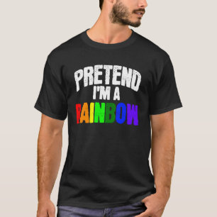 Camiseta Finja que sou um traje engraçado de Halloween comb