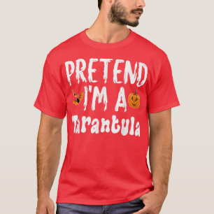 Camiseta Finja Que Sou Uma Festa De Figurino De Tarantula H