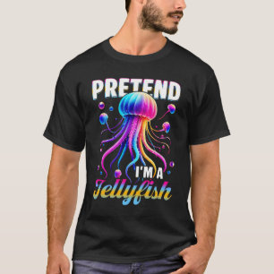 Camiseta Finja que sou uma tenda de polvo com tema de ocean