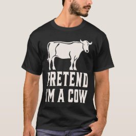 Camiseta Finja que sou uma vaca