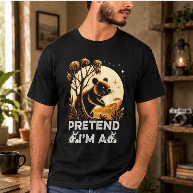 CAMISETA FINJA QUE SOU UMA WOBATS (PRETEND I'M A WOBATS T-Shirt)