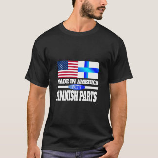 Camiseta Finlandês Orgulho Finlandês Bandeira Finlândia Pre