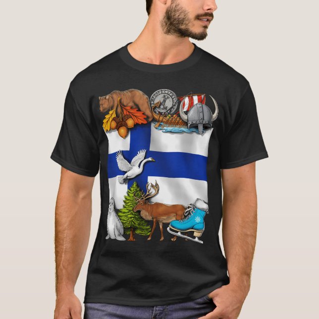 Camiseta Finlândia (Frente)