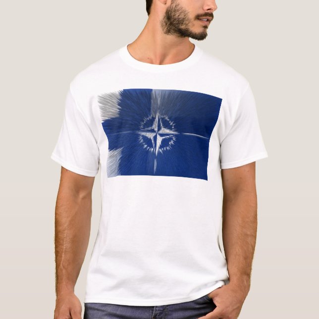 Camiseta Finlândia - 31º membro da NATO (Frente)