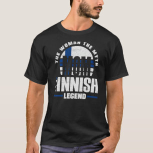 Camiseta Finlândia Finlândia Bandeira Mãe