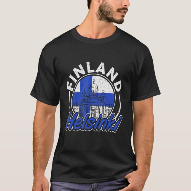 Camiseta Finlândia Helsinki Suomi (Frente)