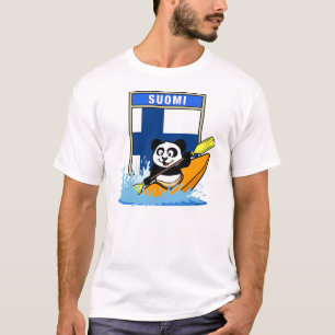 Camiseta Finlândia Kayaking Panda