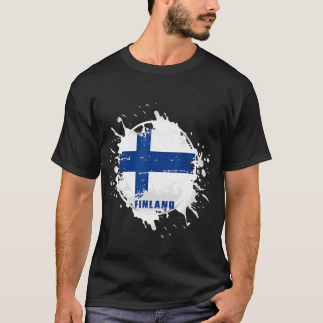 Camiseta Finlândia Splash (Frente)