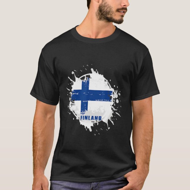 Camiseta Finlândia Splash (Frente)