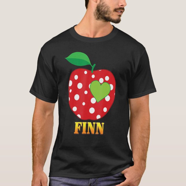 Camiseta Finn Love School Back To School Boy Study Te (Frente)