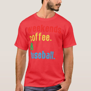 Camiseta Fins de semana Café e Baseball 6